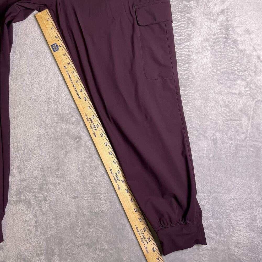 Old Navy Active SleekTech Cargo Joggers Womens Large Plum Athletic Travel Casual - Picture 2 of 8